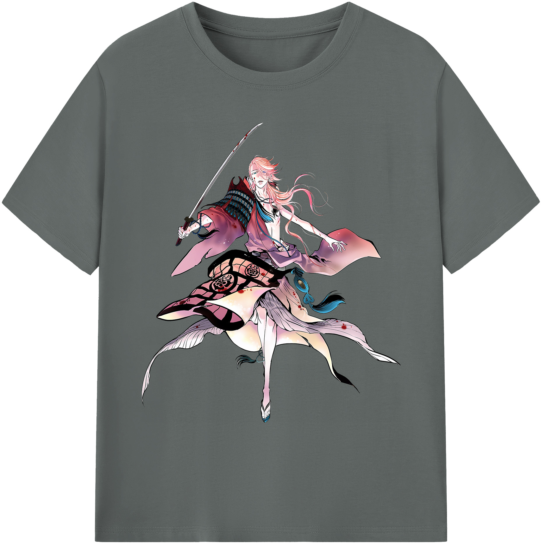（画像用） 刀剣乱舞 Touken Ranbu 綿100％ メンズ半袖Tシャツ｜肌触りやわらか＆通気性